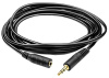 Аудио кабель 3.5 мм Jack (m) - > 3.5 мм Jack (f) 5 м