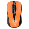 Мышь Oklick 675MW беспроводная, 800dpi, USB, чёрно-оранжевый